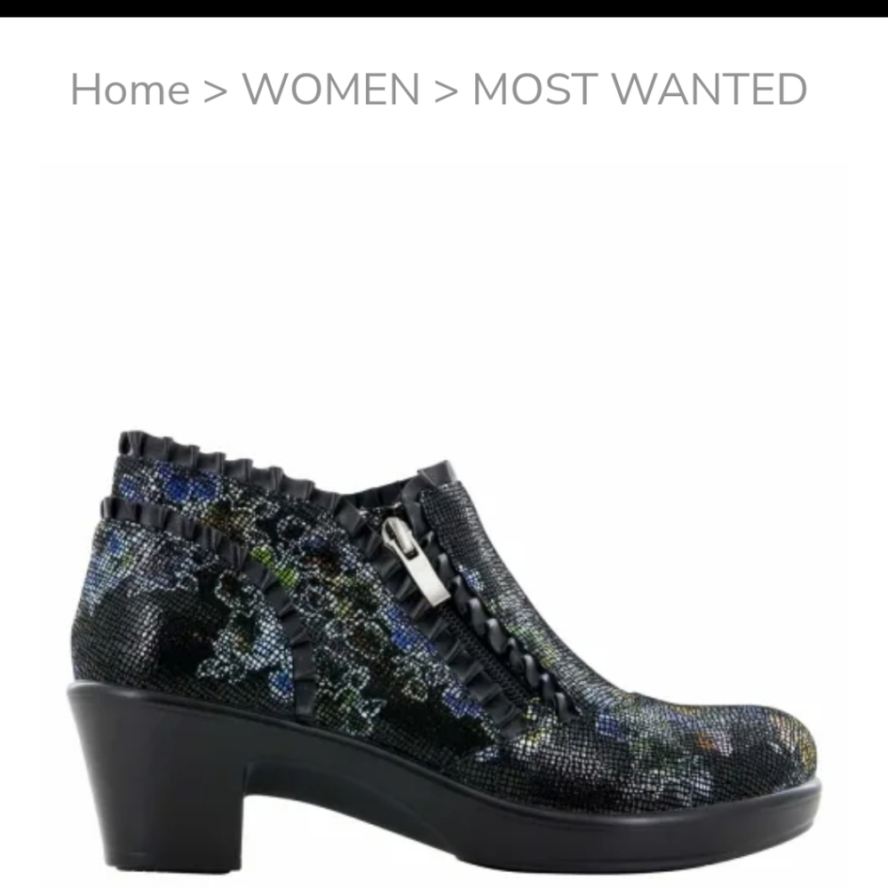 Alegria Hannah Dearest Boots - Black and Blue
